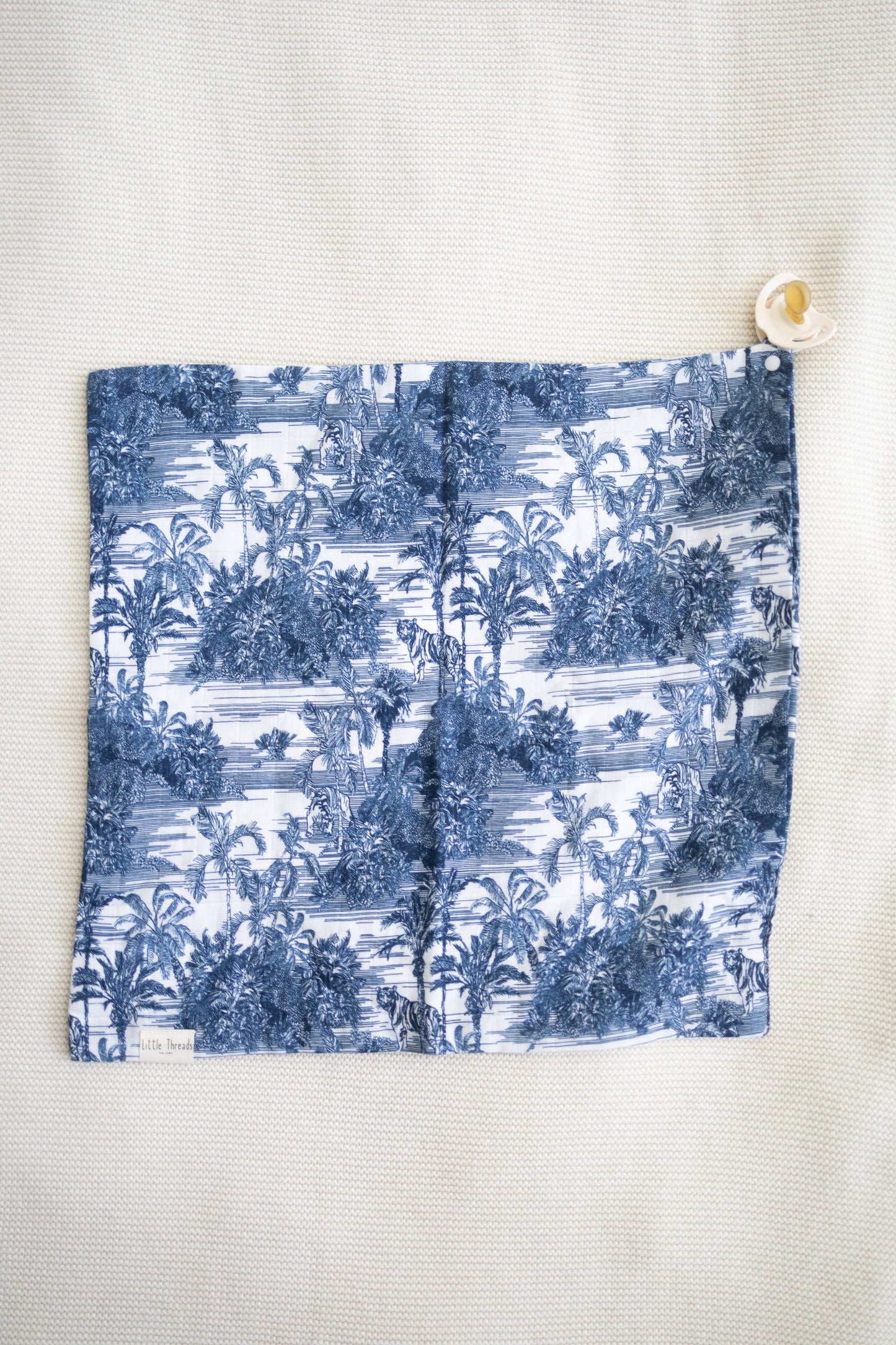 Blue Jungle Toile Lovey