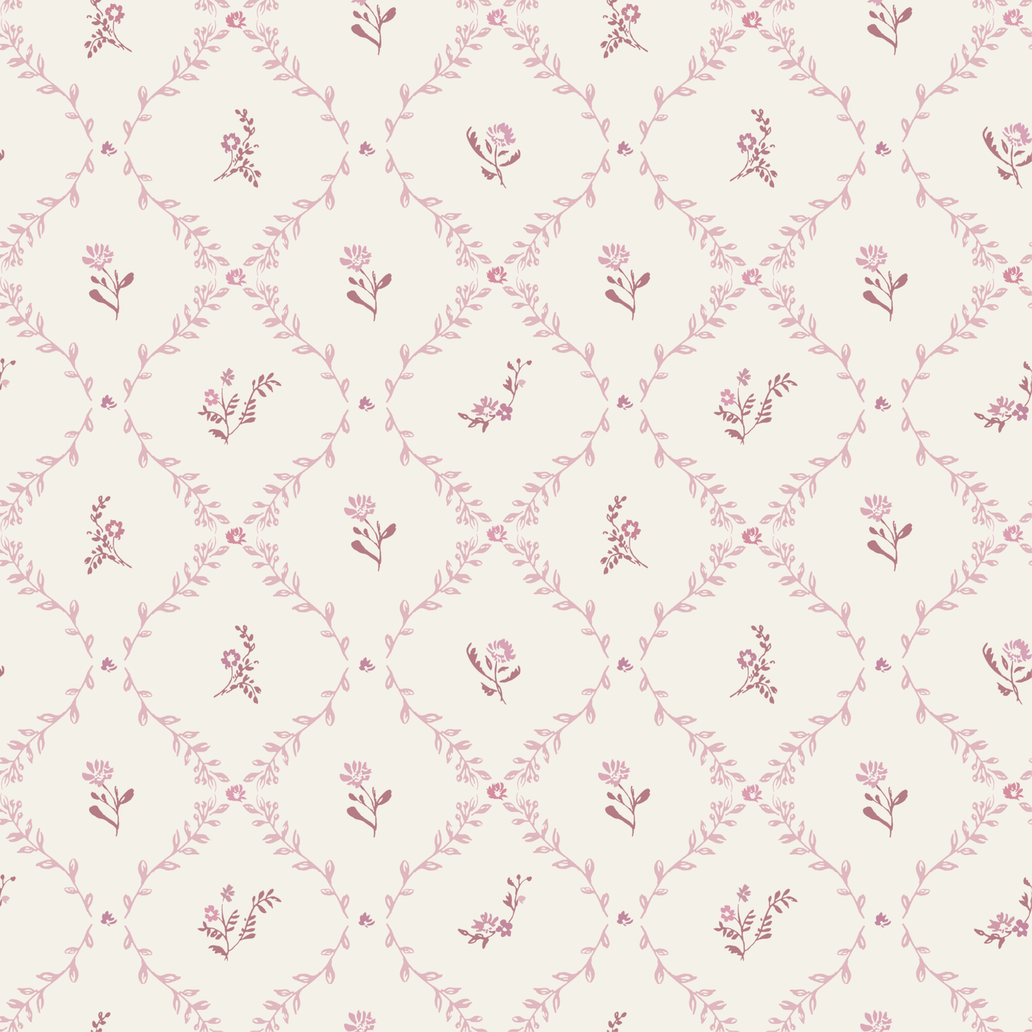 Mauve Lattice Muslin Blanket