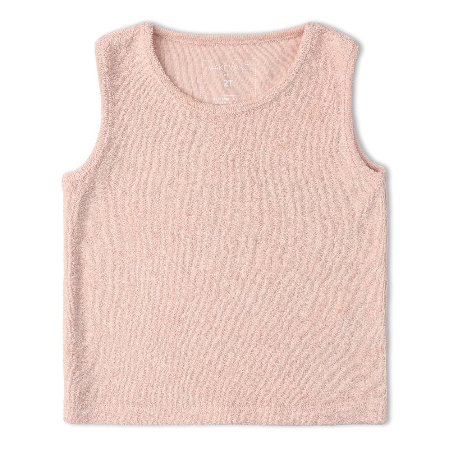 Organic Sleeveless Tee & Shorts Set - Blush