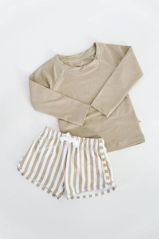 SPF Longsleeve Swim Shirt: Olive