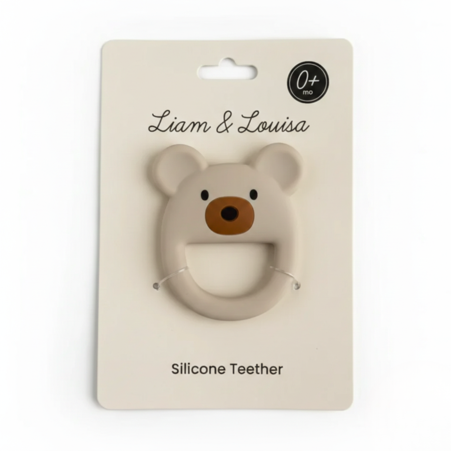 Beige Bear Baby Teether