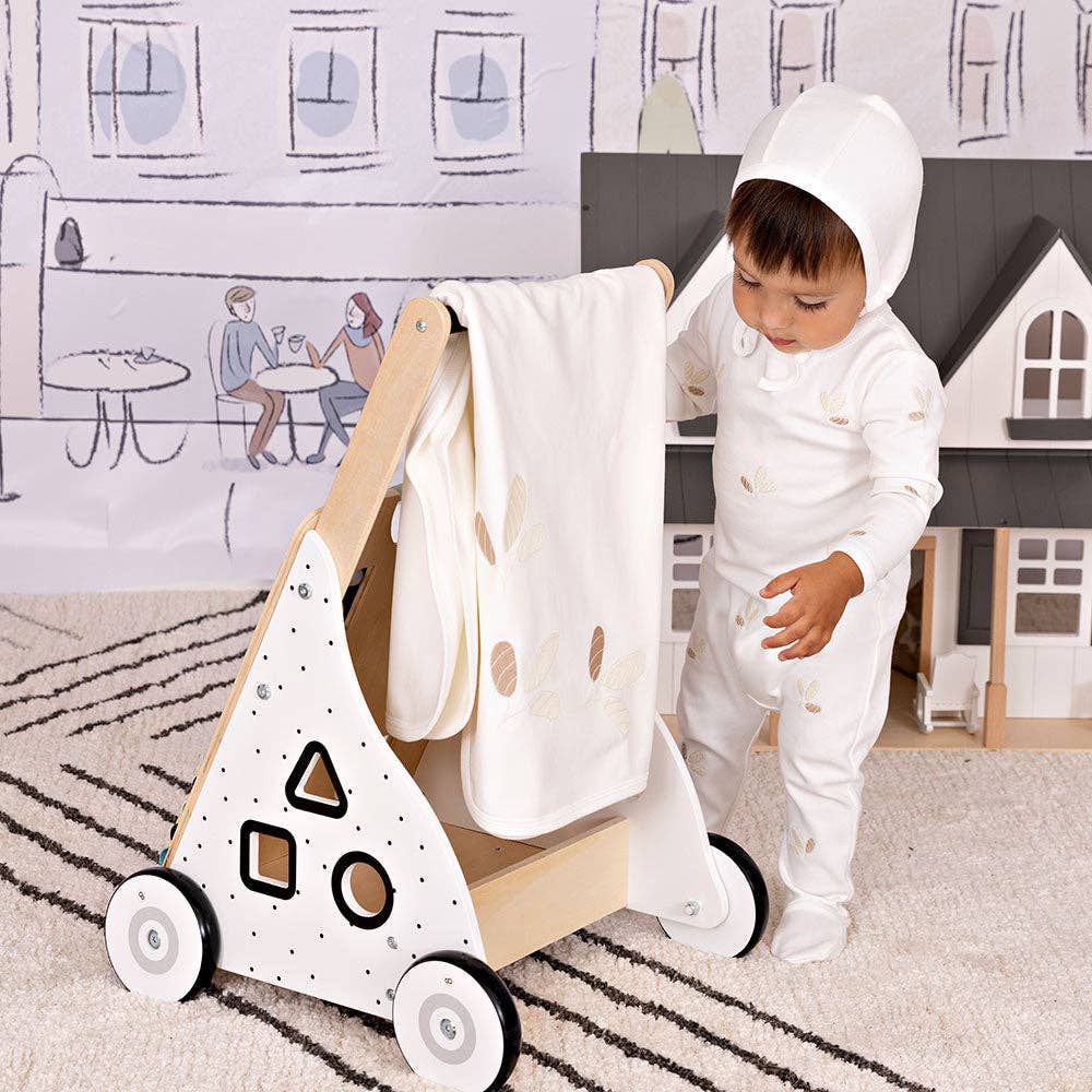 Lovely Leaf Layette Set: Pink Whip