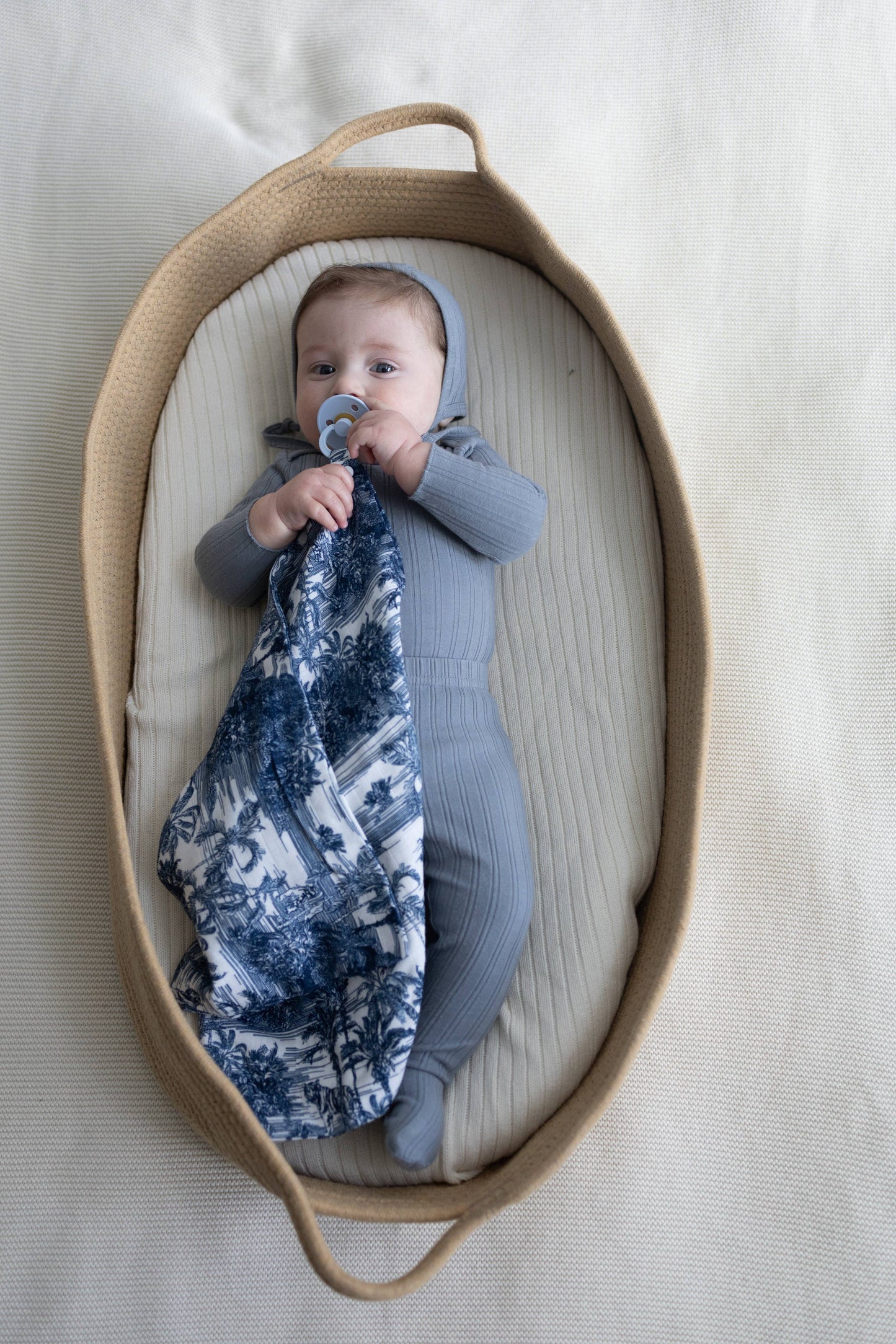 Blue Jungle Toile Lovey