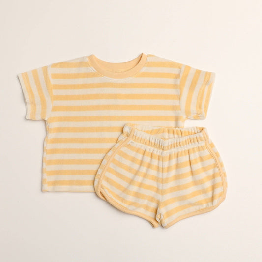 Sterling Set in Yellow Stripe