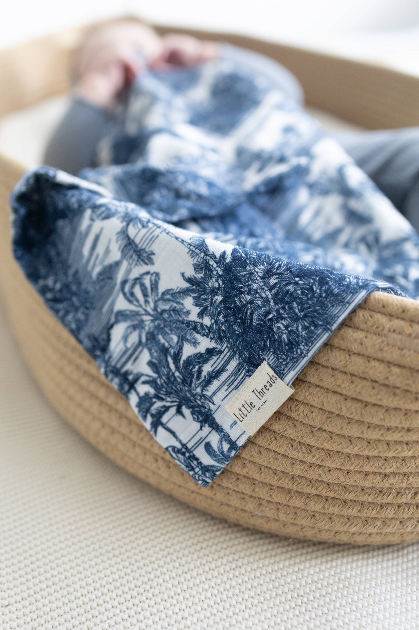 Blue Jungle Toile Lovey